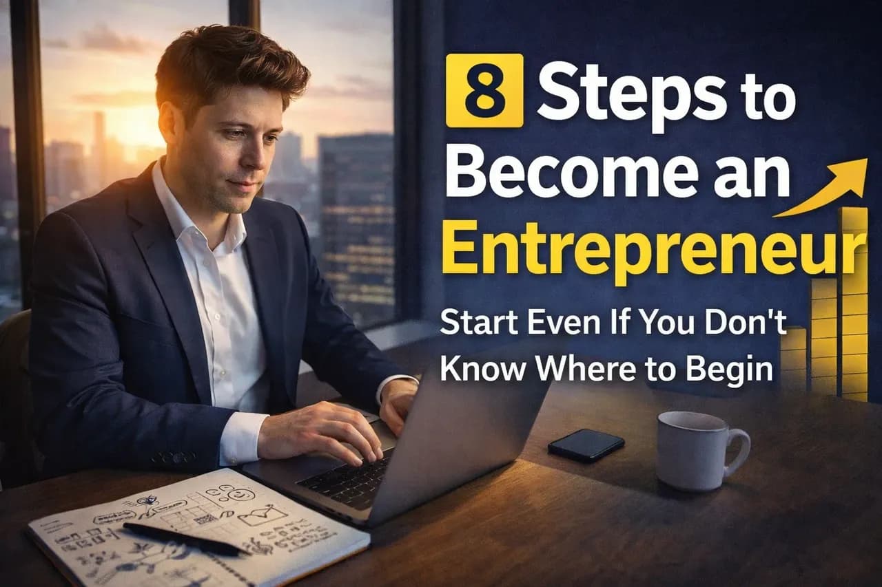How to Become an Entrepreneur: 8 Powerful Tips to Start Your Business (Even If You Don’t Know Where to Begin)