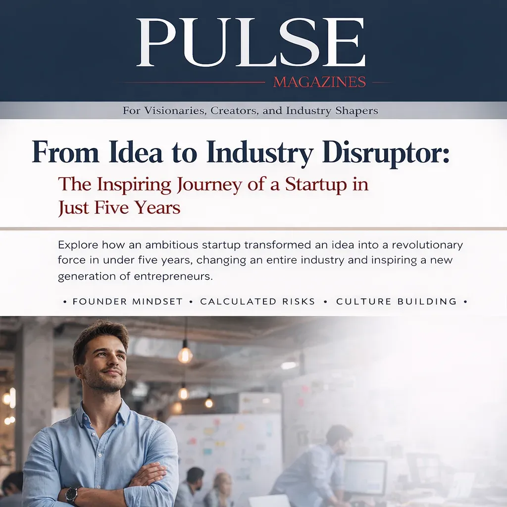 From Idea to Industry Disruptor: The Inspiring Journey of a Startup in Just Five Years