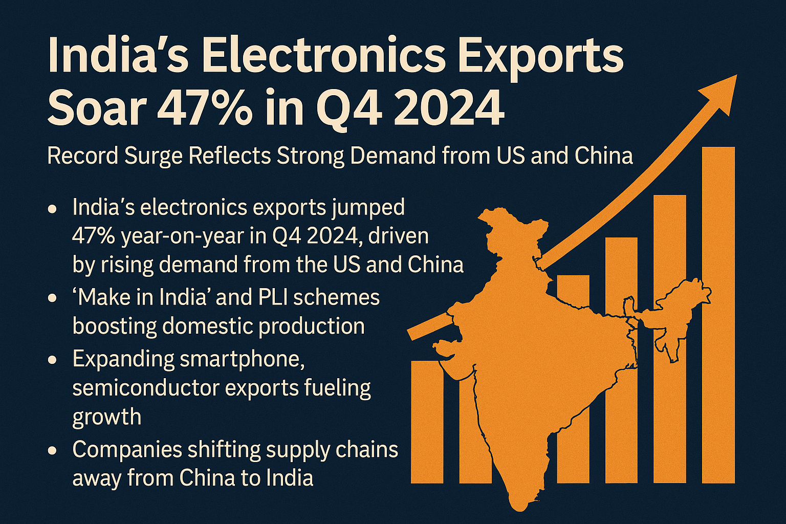 India’s Electronics Export Industry Witnesses Unprecedented 47% Growth in Q4 2025: Global Demand, Government Policies, and Strategic Shifts Drive Trade Surge