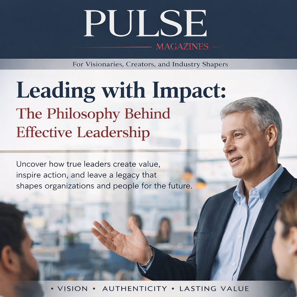 Leading with Impact: The Philosophy Behind Effective Leadership