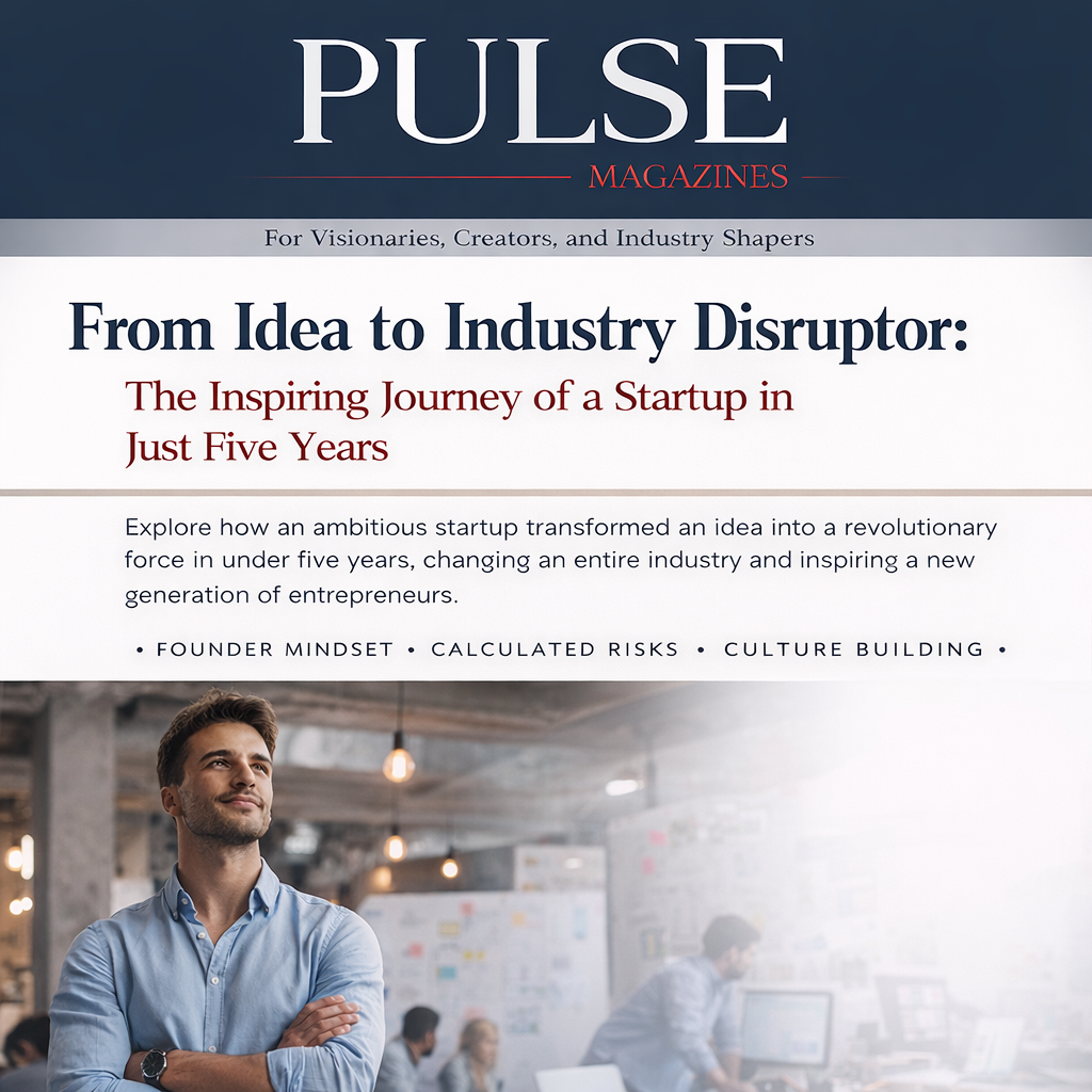 From Idea to Industry Disruptor: The Inspiring Journey of a Startup in Just Five Years